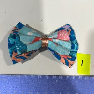 3 inch fabric double and single hair bows